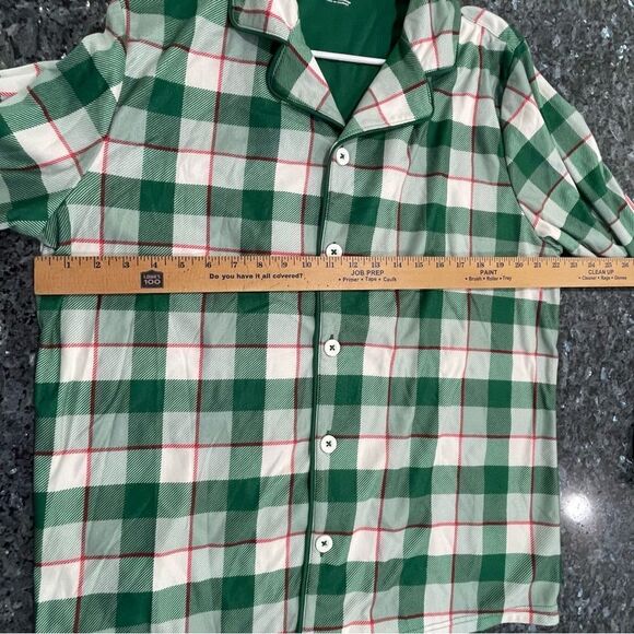 NWT CARTERS ADULT LARGE PLAID PAJAMAS - Picture 6 of 14